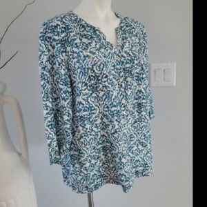 JM Collection‎ Size 12 Blouse Top Shirt EUC